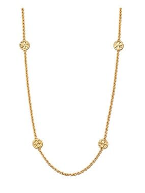 NWOT Tory Burch Logo Miller Delicate Necklace